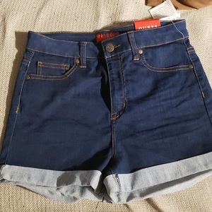 Guess shorts size 28 high rise never worn